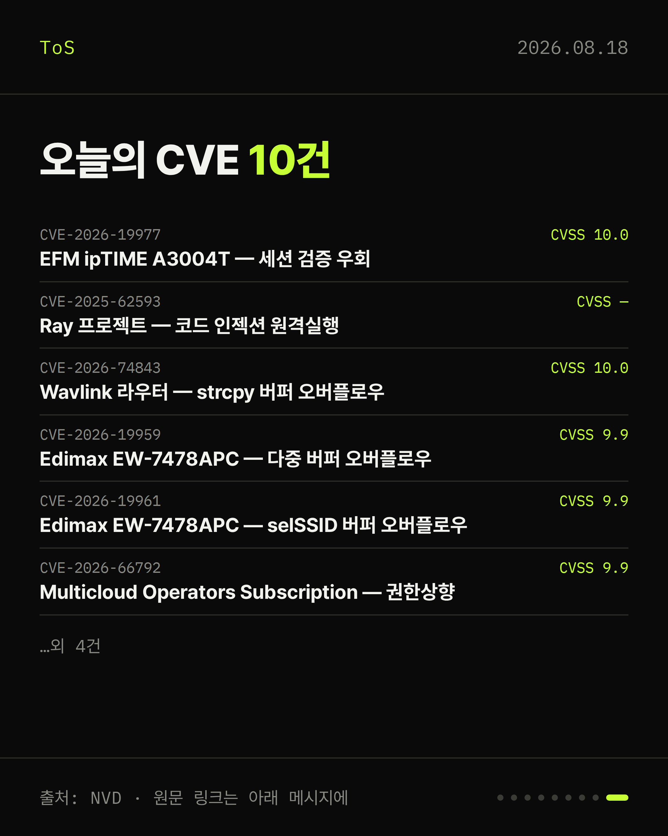 2026-08-18 보안동향 카드 9 / 9