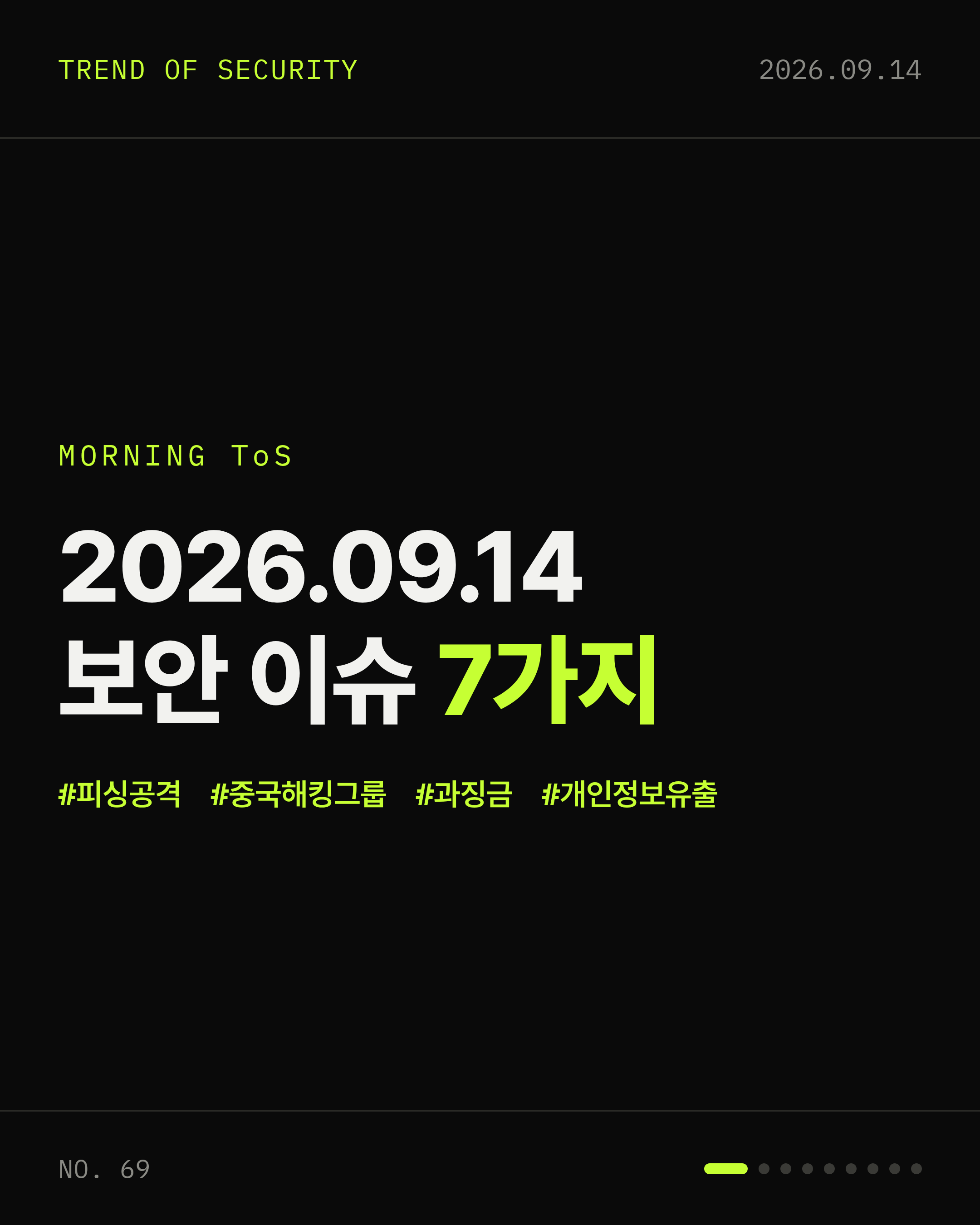 2026-09-14 보안동향 카드 1 / 9